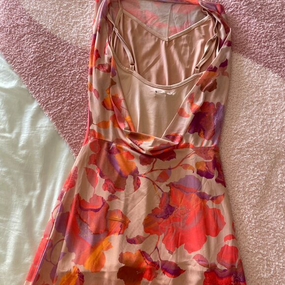 High Neck Scoop Back Dress - Picture 2 of 2